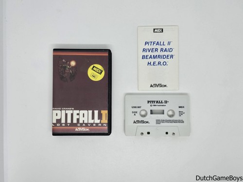 Msx pitfall caverna - msx,