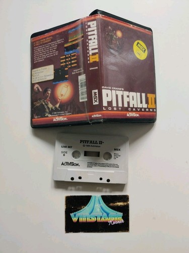 Pitfall msx 1984 cassette - -,